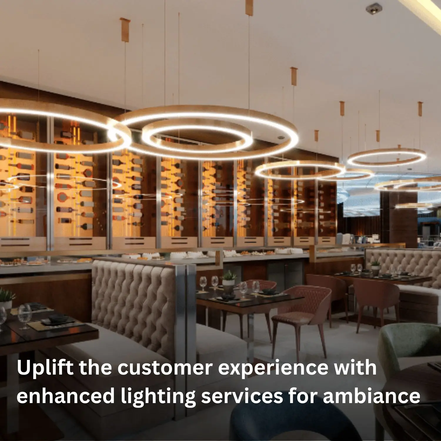 Uplift the customer experience with enhanced lighting services for ambiance